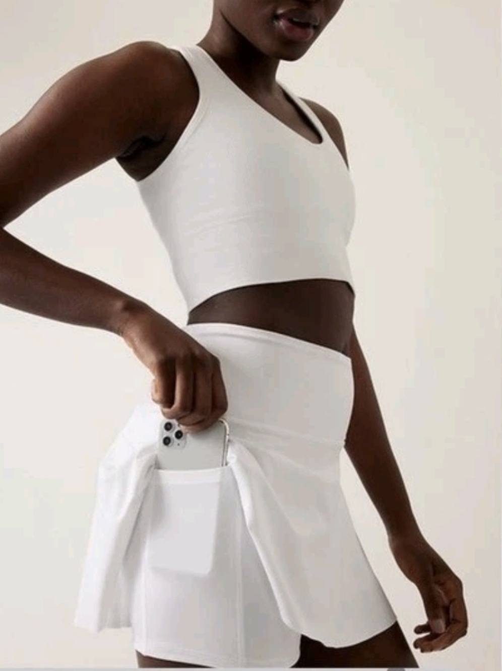 Athleta White Ace Tennis Skort #0055